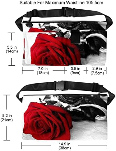וינטג 'אדום ורד פרחוני מארגן צמחים מצורף לחגורת כלים | מחזיק כלים עמיד וקומפקטי
